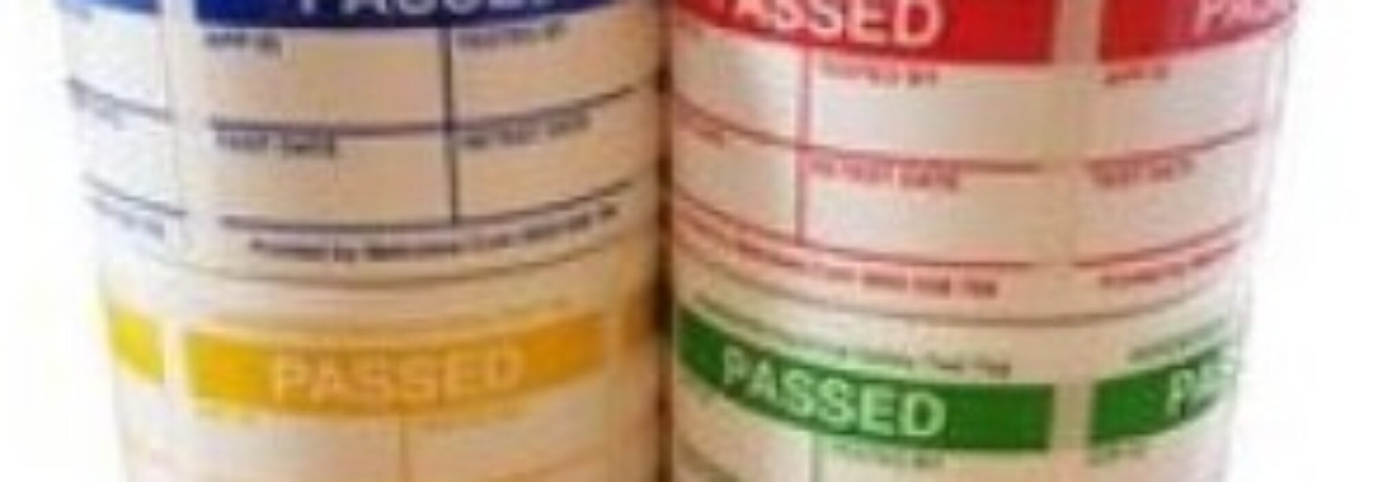 Different Types of Test and Tag Labels for Appliance Testing